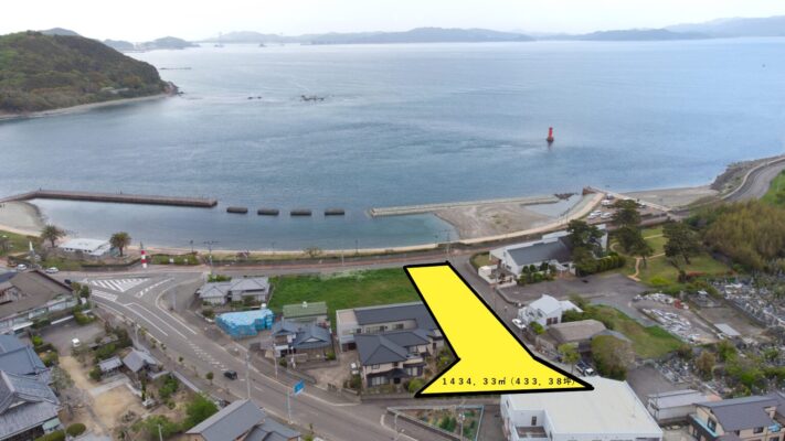 限定１区画オーシャンフロント物件【里浦町】